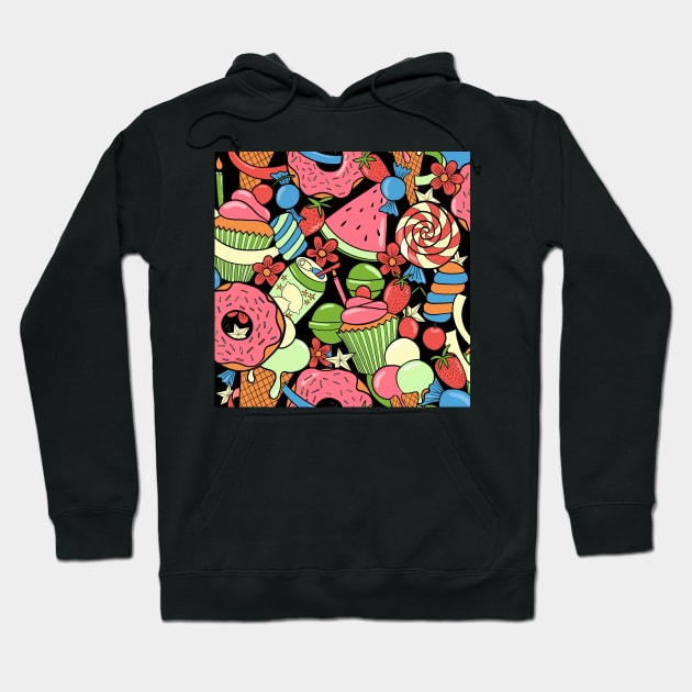 Sweetie candy party Hoodie by Kimmygowland